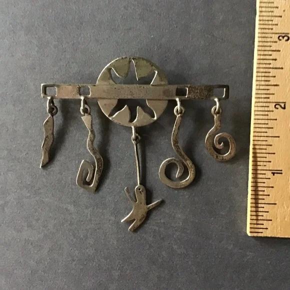 Sterling Silver Brooch - Picture 3 of 5